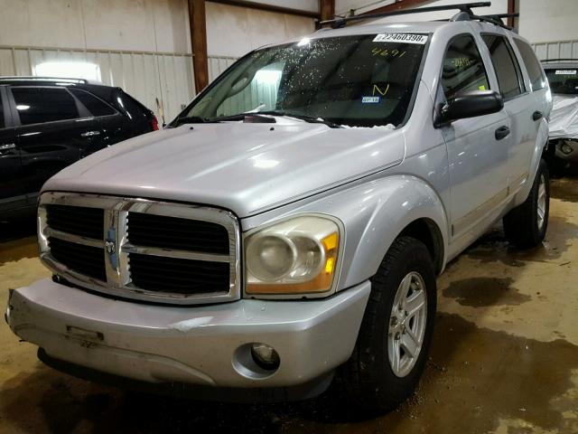 1D4HD48D15F524691 - 2005 DODGE DURANGO SL SILVER photo 2