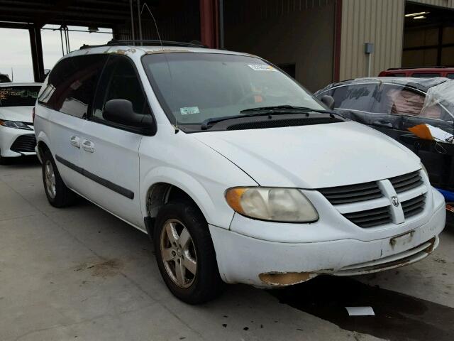 1D4GP45R55B207491 - 2005 DODGE CARAVAN SX WHITE photo 1