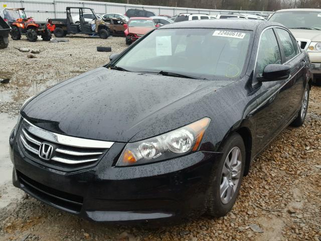 1HGCP2F62CA022534 - 2012 HONDA ACCORD SE BLACK photo 2