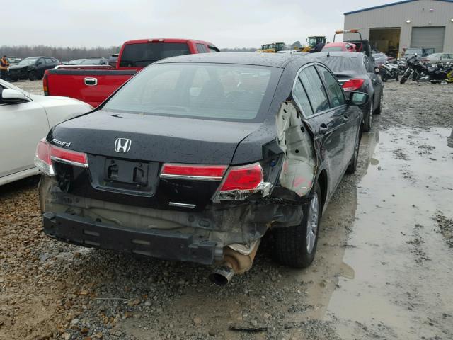 1HGCP2F62CA022534 - 2012 HONDA ACCORD SE BLACK photo 4