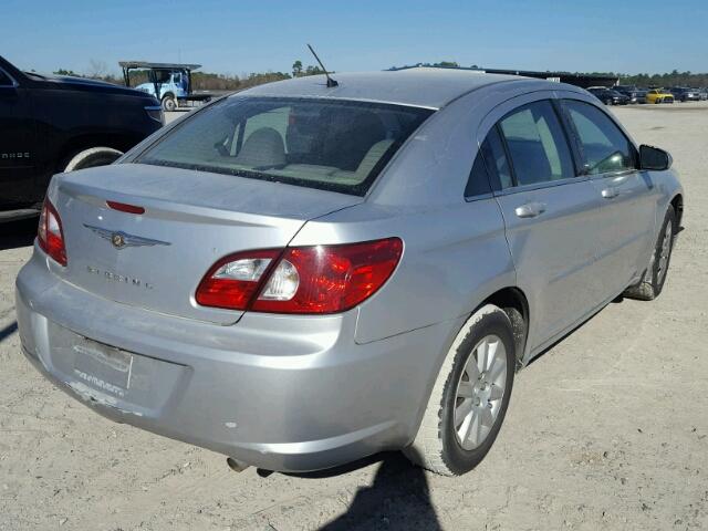 1C3LC46K97N542042 - 2007 CHRYSLER SEBRING SILVER photo 4