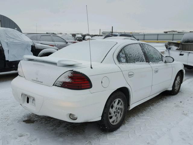 1G2NF52E14M503503 - 2004 PONTIAC GRAND AM S WHITE photo 4