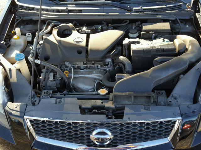 3N1BB6AP3BL673598 - 2011 NISSAN SENTRA SE- BLACK photo 7