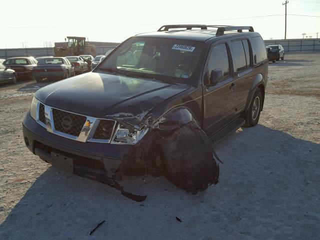 5N1AR18U46C602541 - 2006 NISSAN PATHFINDER BLUE photo 2