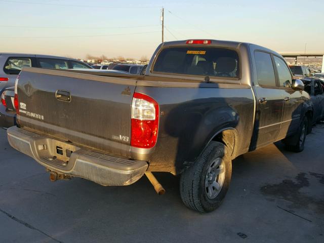 5TBET34146S507547 - 2006 TOYOTA TUNDRA DOU GRAY photo 4