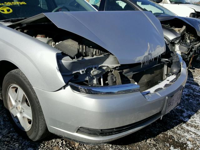 1G1ZT54865F185728 - 2005 CHEVROLET MALIBU LS ვერცხლისფერი ფოტო 9