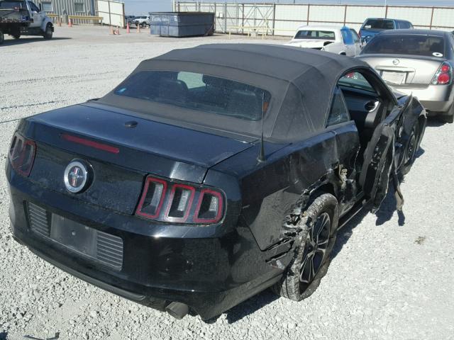 1ZVBP8EM2E5224781 - 2014 FORD MUSTANG BLACK photo 4