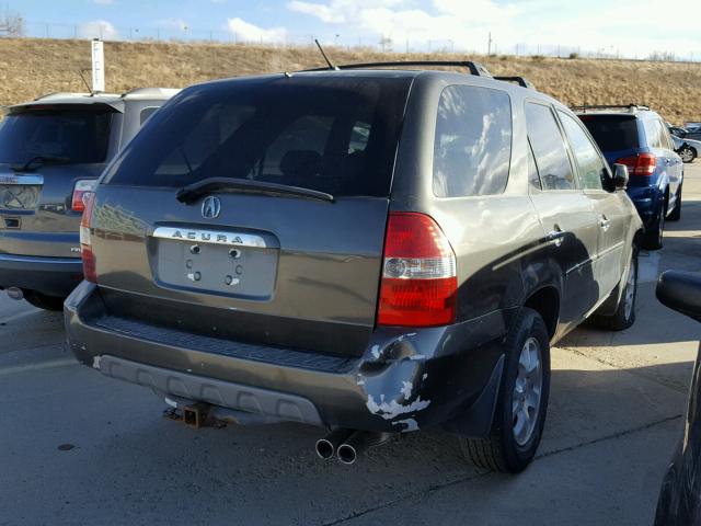 2HNYD18602H520505 - 2002 ACURA MDX TOURIN CHARCOAL photo 4