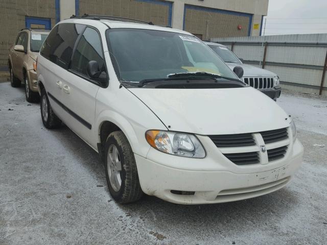 1D4GP45R95B235004 - 2005 DODGE CARAVAN SX WHITE photo 1