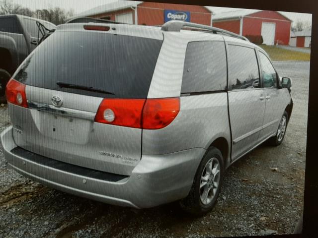 5TDBA22C06S059984 - 2006 TOYOTA SIENNA XLE GRAY photo 4