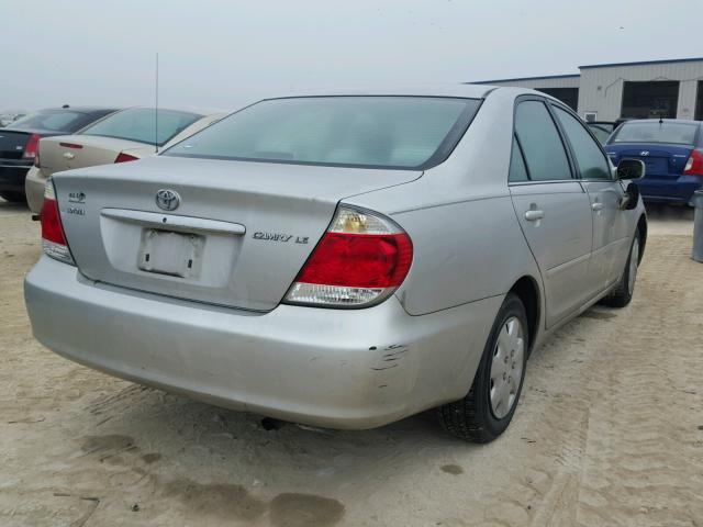 4T1BE30K85U399295 - 2005 TOYOTA CAMRY LE SILVER photo 4