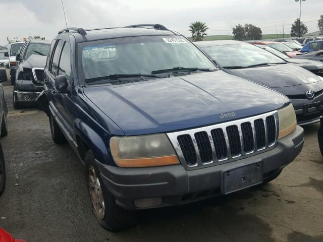 1J4GW38S22C172174 - 2002 JEEP GRAND CHER BLUE photo 1