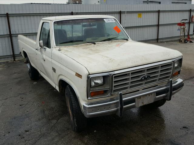 1FTHF2513FPB32622 - 1985 FORD F250 WHITE photo 1