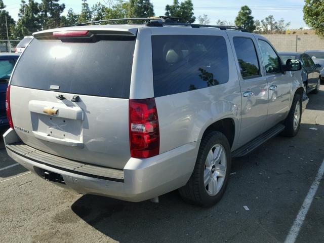 3GNFC16J27G102730 - 2007 CHEVROLET SUBURBAN C SILVER photo 4