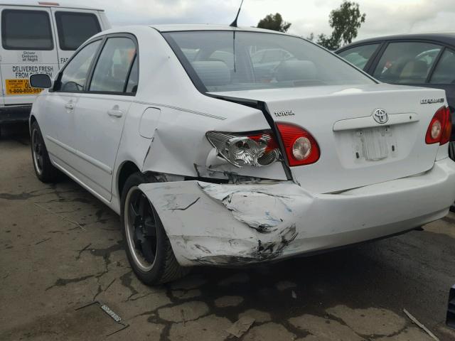 2T1BR32E74C316144 - 2004 TOYOTA COROLLA CE WHITE photo 3