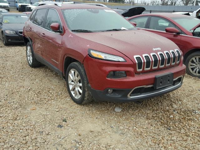 1C4PJLDB5GW304344 - 2016 JEEP CHEROKEE L RED photo 1