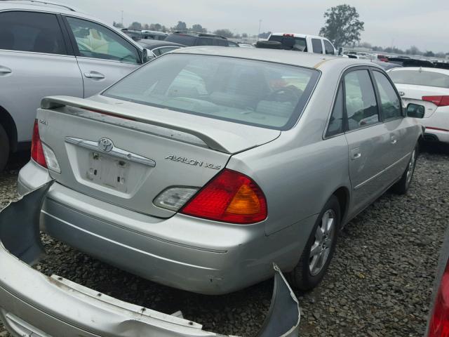 4T1BF28B31U193176 - 2001 TOYOTA AVALON XL SILVER photo 4