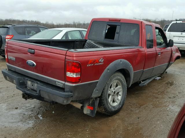 1FTZR45E36PA84968 - 2006 FORD RANGER SUP RED photo 4