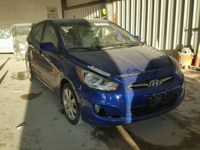 KMHCU5AE3CU018820 - 2012 HYUNDAI ACCENT GLS BLUE photo 1