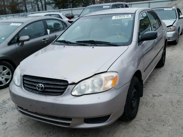 2T1BR32E93C133679 - 2003 TOYOTA COROLLA CE SILVER photo 2