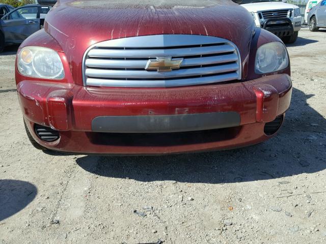 3GNCA33D98S705739 - 2008 CHEVROLET HHR LS მუქწითელი ფოტო 10