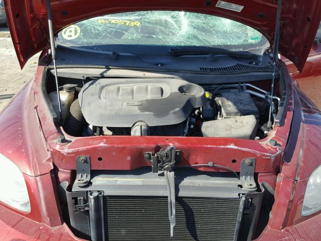 3GNCA33D98S705739 - 2008 CHEVROLET HHR LS მუქწითელი ფოტო 7