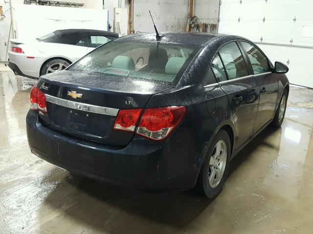 1G1PC5SB7E7222124 - 2014 CHEVROLET CRUZE LT BLUE photo 4