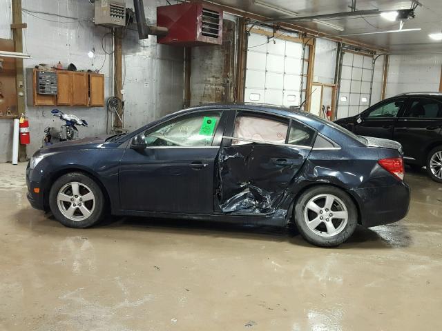 1G1PC5SB7E7222124 - 2014 CHEVROLET CRUZE LT BLUE photo 9