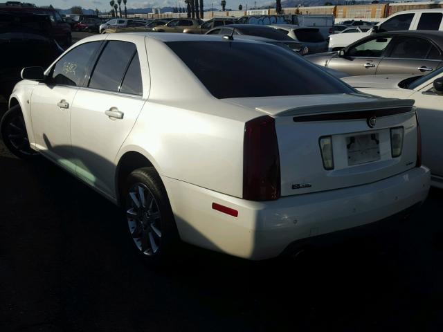 1G6DC67A750210406 - 2005 CADILLAC STS WHITE photo 3