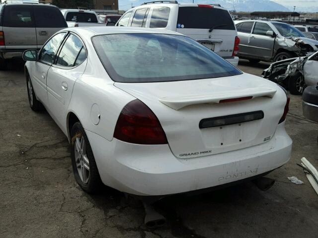 2G2WR524051322568 - 2005 PONTIAC GRAND PRIX WHITE photo 3