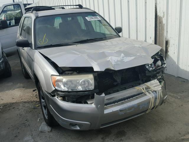 JF1SG63666H759789 - 2006 SUBARU FORESTER 2 GRAY photo 1