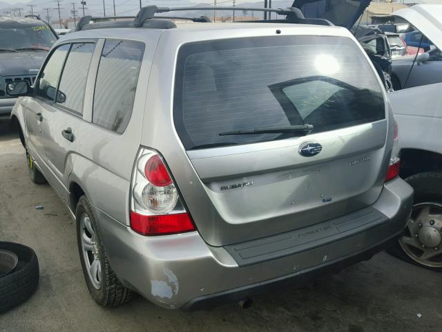 JF1SG63666H759789 - 2006 SUBARU FORESTER 2 GRAY photo 3