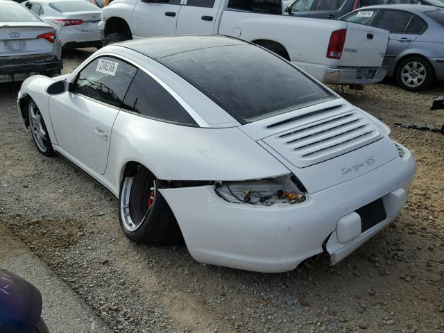 WP0BB29977S755354 - 2007 PORSCHE 911 TARGA WHITE photo 3