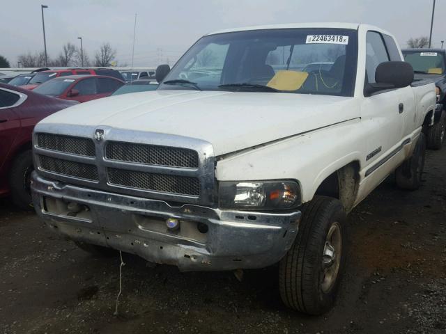 3B7HF13Z71G806285 - 2001 DODGE RAM 1500 WHITE photo 2