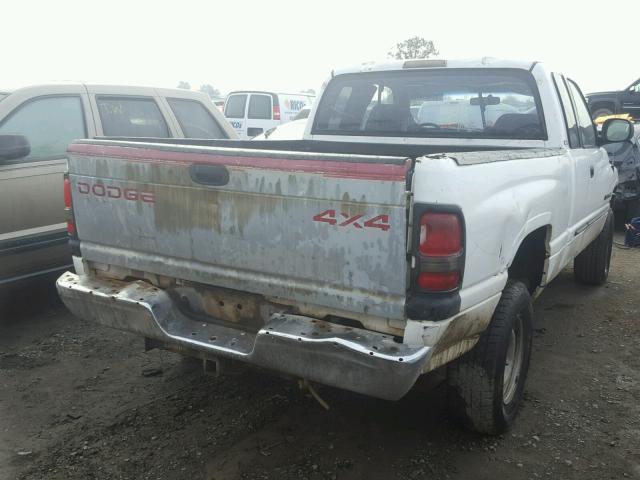 3B7HF13Z71G806285 - 2001 DODGE RAM 1500 WHITE photo 4