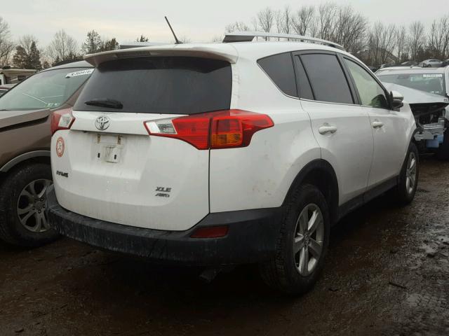 JTMRFREV2D5023836 - 2013 TOYOTA RAV4 XLE WHITE photo 4