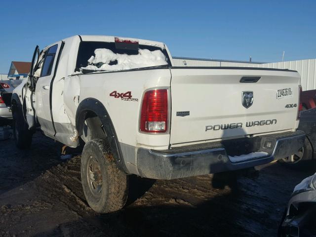 3C6TR5NT6EG182915 - 2014 RAM 2500 LARAM WHITE photo 3