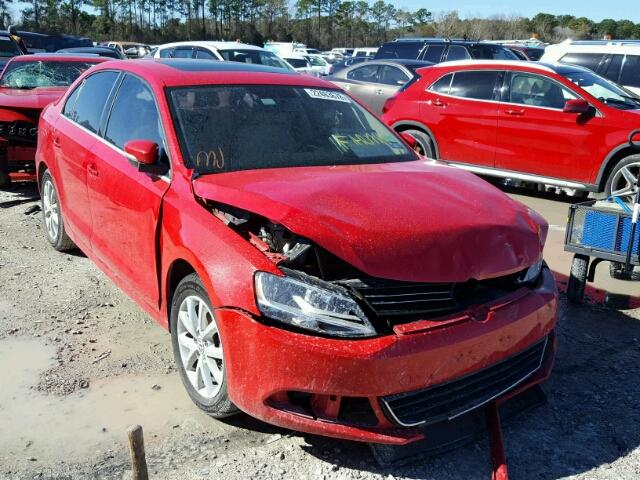 3VWD07AJ8EM432564 - 2014 VOLKSWAGEN JETTA SE RED photo 1