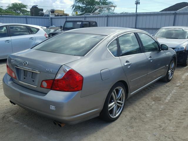 JNKAY01E37M300012 - 2007 INFINITI M35 BASE GRAY photo 4