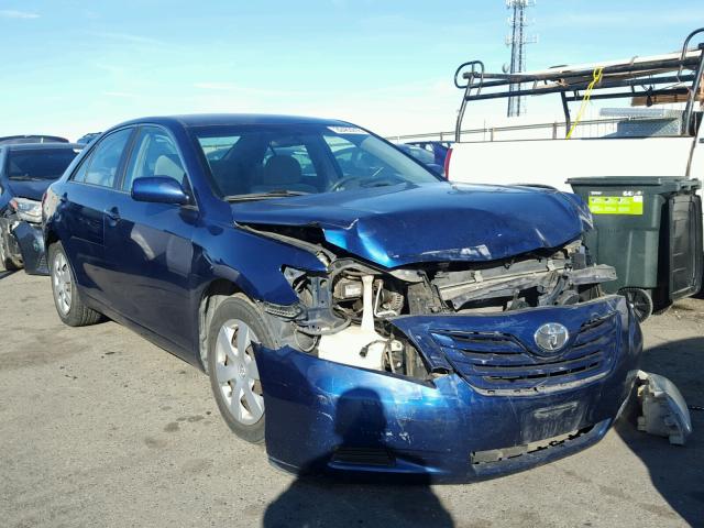 4T1BE46K27U047667 - 2007 TOYOTA CAMRY NEW BLUE photo 1