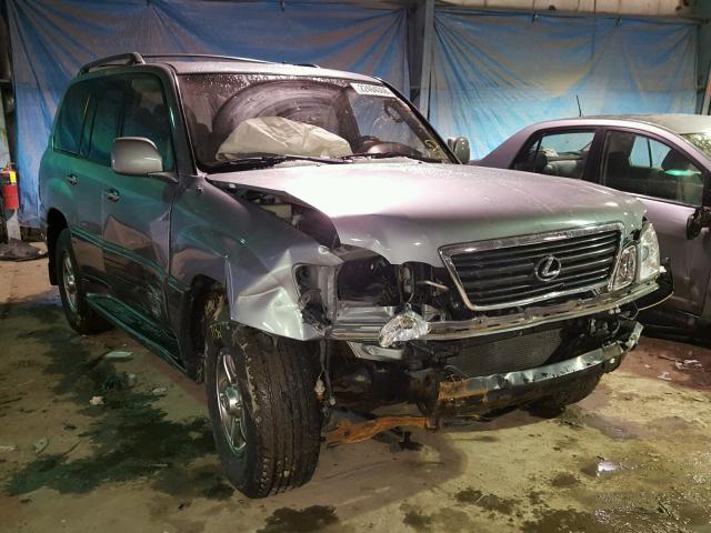 JTJHT00W113504987 - 2001 LEXUS LX 470 GRAY photo 1