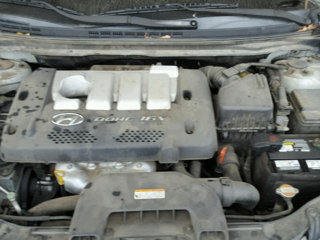 KMHDU46D27U034477 - 2007 HYUNDAI ELANTRA GL SILVER photo 7