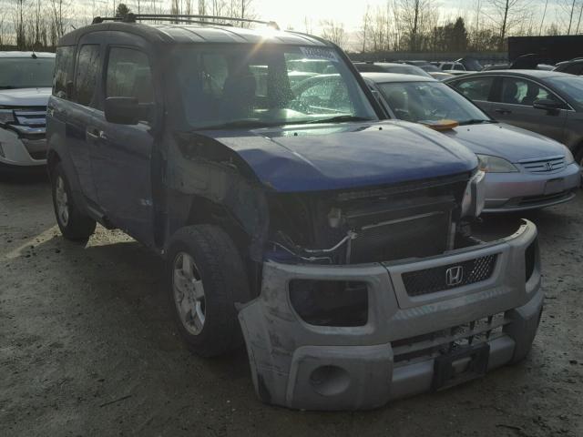 5J6YH28564L031954 - 2004 HONDA ELEMENT EX BLUE photo 1