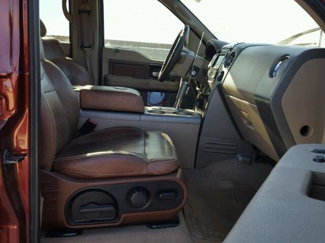 1FTPW14V57KB30329 - 2007 FORD F150 SUPER BURGUNDY photo 5