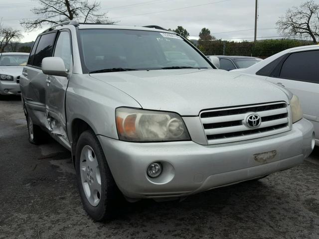 JTEDP21A960112395 - 2006 TOYOTA HIGHLANDER SILVER photo 1