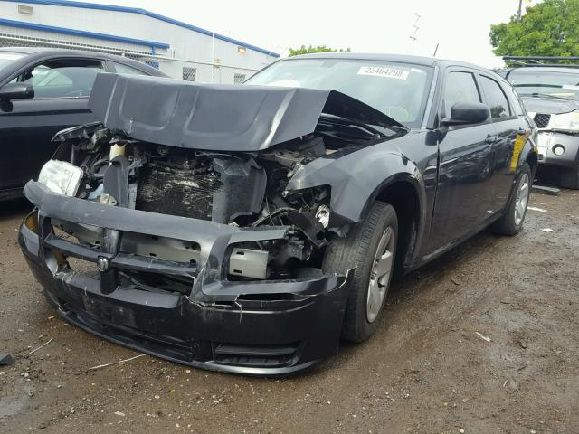 2D4FV47T18H177511 - 2008 DODGE MAGNUM BLACK photo 2