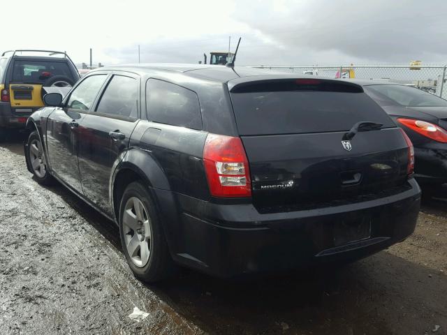 2D4FV47T18H177511 - 2008 DODGE MAGNUM BLACK photo 3