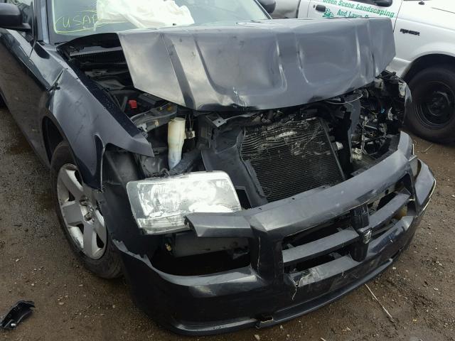 2D4FV47T18H177511 - 2008 DODGE MAGNUM BLACK photo 9