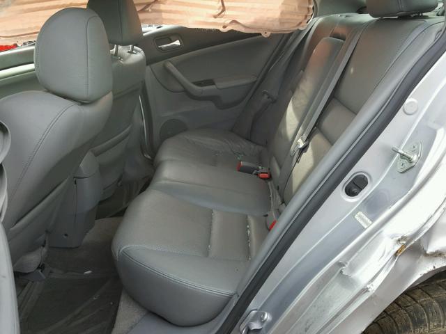 JH4CL96805C003443 - 2005 ACURA TSX SILVER photo 6