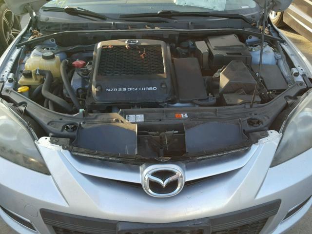 JM1BK34M371625515 - 2007 MAZDA SPEED 3 银色 照片 7